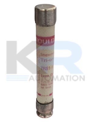 NEW *Lot Of Five* Gould TRS1-1/8R Tri-onic Time Delay Fuse 1-1/8A 600VAC