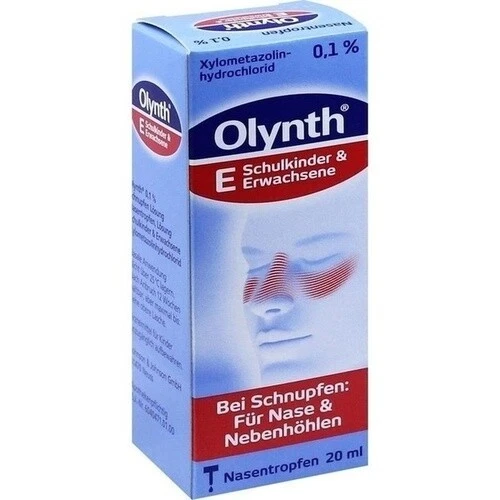 JOHNSON & JOHNSON Olynth 0,1% für Schulkinder und Erwachsene Nasentropfen 20 ml, PZN 02186405