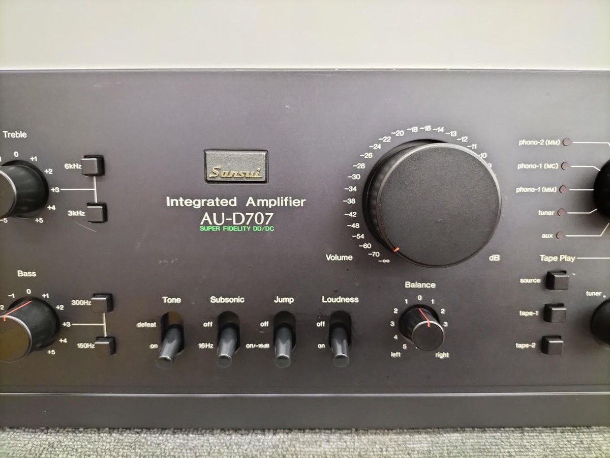Sansui AU-D707 Integrated Amplifier Working Perfectly Shipping
