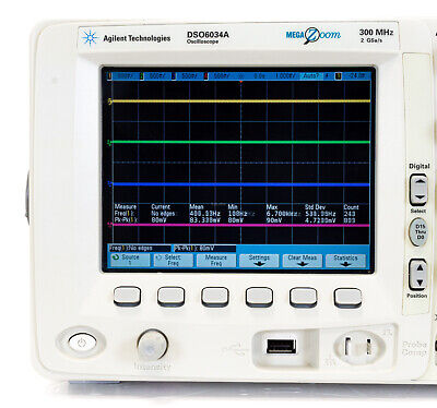 HP Agilent DSO6034A Digital Oscilloscope 300MHz 4 Ch 4 HP Agilent DSO6034A Digital Oscilloscope 300MHz 4 Ch 4