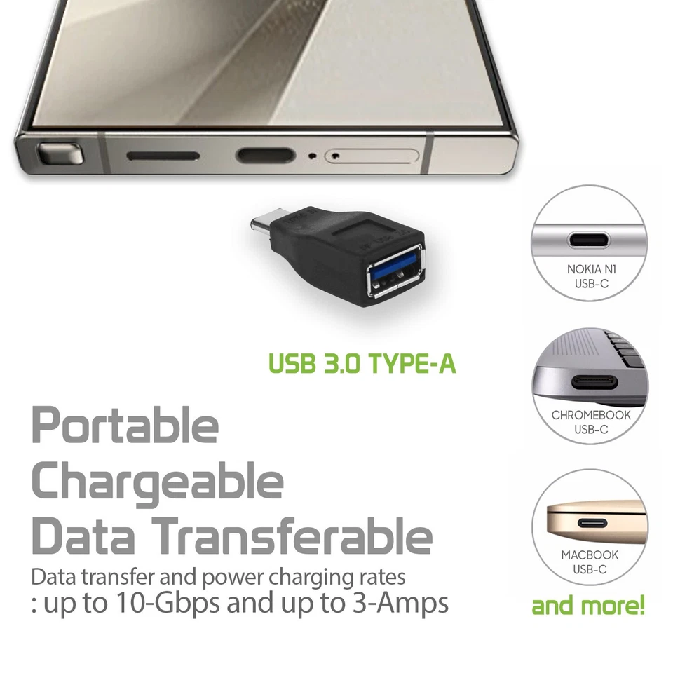 Cellet USB-A to USB-C Adapter Converter Connector - Image 3 of 4