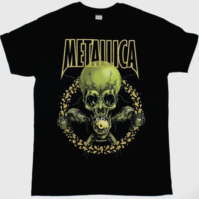 Metallica No Leaf Clover Pushead New T-Shirt, Iconic Rock Band, Heavy Mental Tee