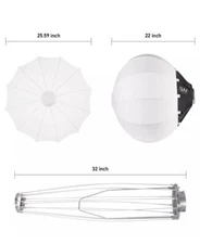 GVM Lantern Softbox Soft Light Modifier, 26inch, Quick-Setup