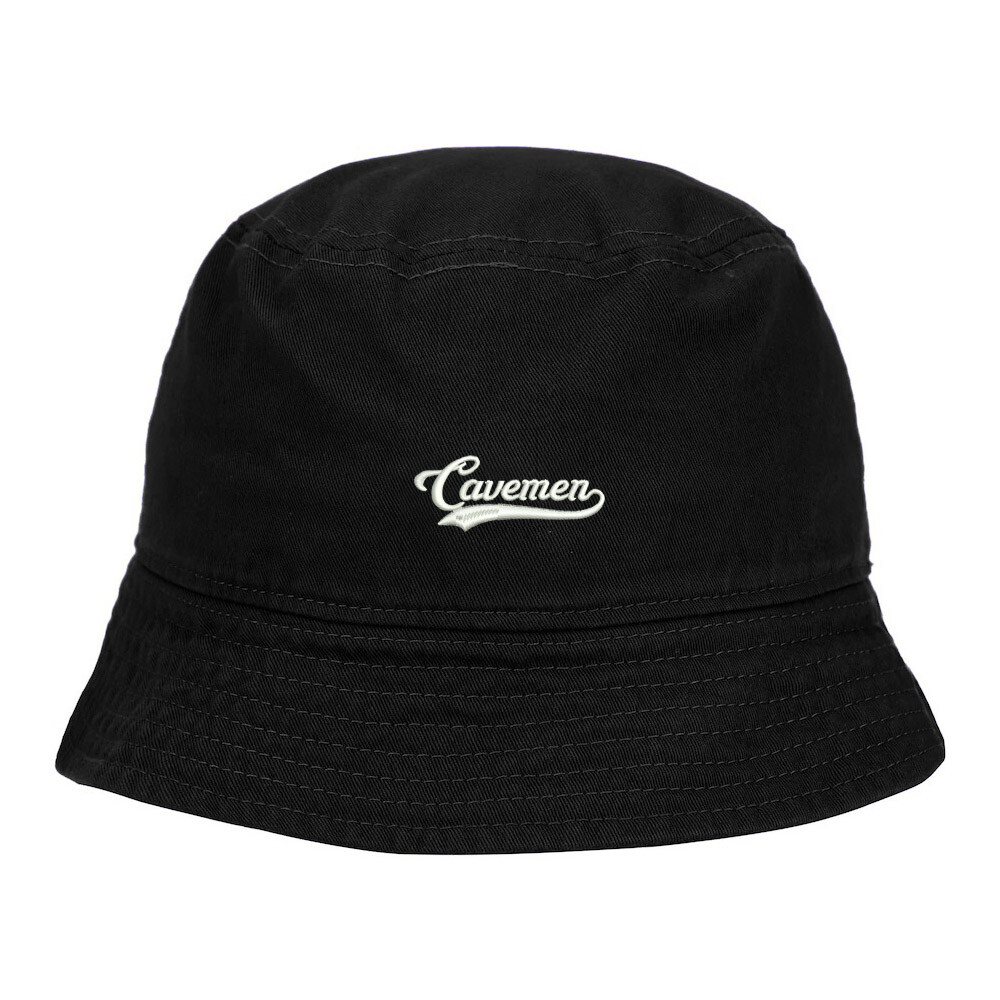 Bucket Hat for Men&Women Cavemen Embroidered Washed Cotton Beach Sun Hats-image