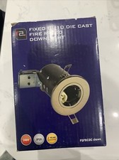 Fire Rated Downlights Die Cast  Satin Chrome GU10 FGFSDC