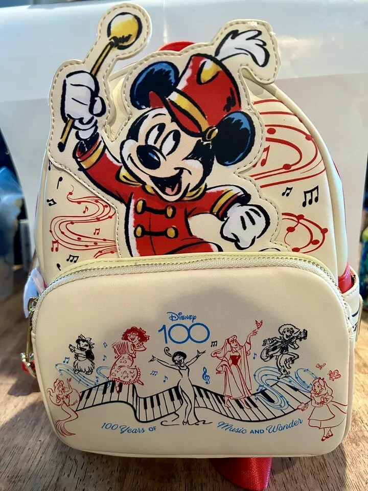 New Loungefly Disney 100 Years Of Music & Wonder Mickey  display picture 3