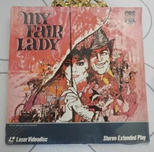 My Fair Lady Audrey Hepburn Rex Harrison George Cukor LASERDISC Extended Play