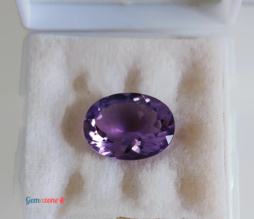 Natural Amethyst 20X15mm Oval Faceted Purple Semi Precious February Birthstone - Picture 4 of 6