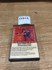 Nat King Cole 20 Greatest Hits Cassette Tape