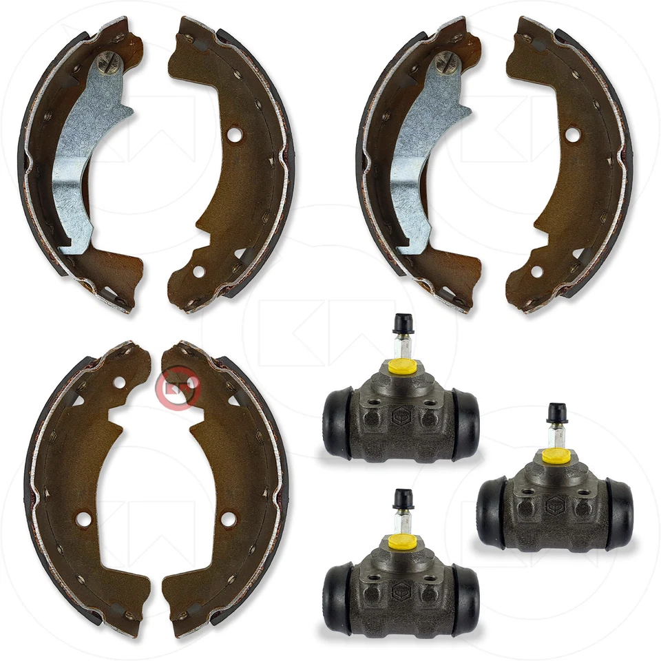 KIT GANASCE FRENO ANTERIORE E POSTERIORE PIAGGIO APE MP P501 P601 +3 CILINDRETTI