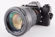 Minolta XD Black 35mm SLR Film Camera MD 35-135mm F3.5 4.5 Lens From Japan