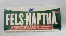 ZOUT FELS-NAPTHA Laundry Bar & Stain Remover 5oz QUITA MANCHAS Y JABÓN 