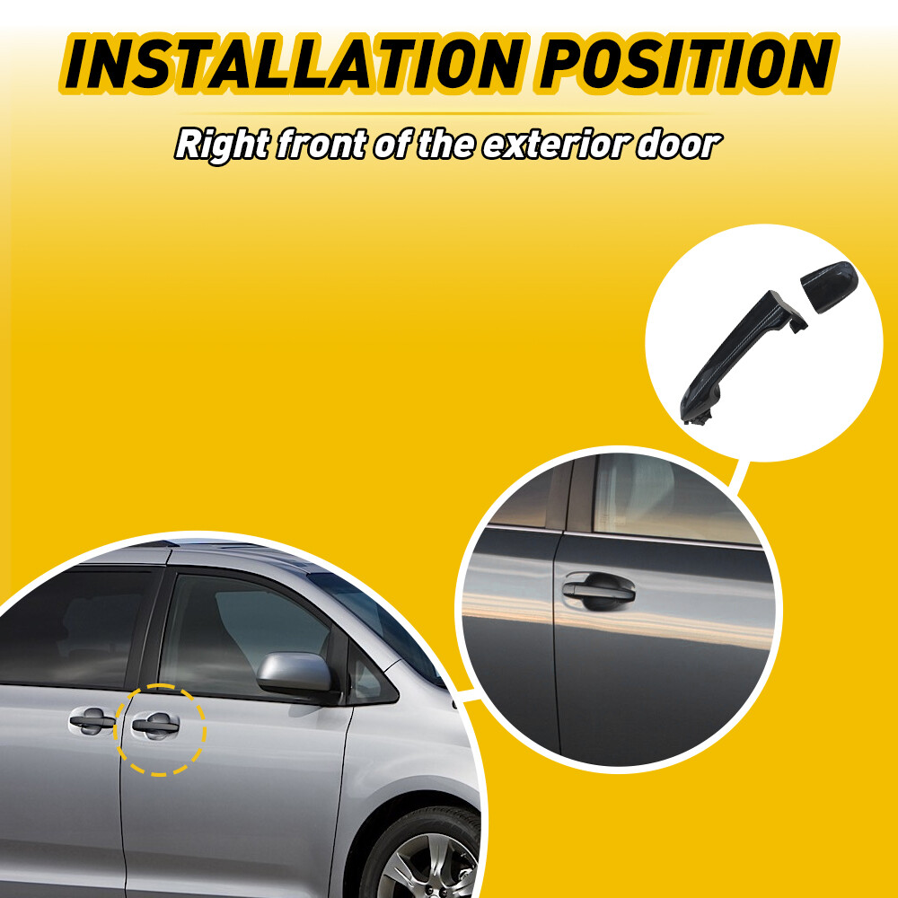 For 2009-2014 Door Handle Toyota Venza Front Right Passenger 2010