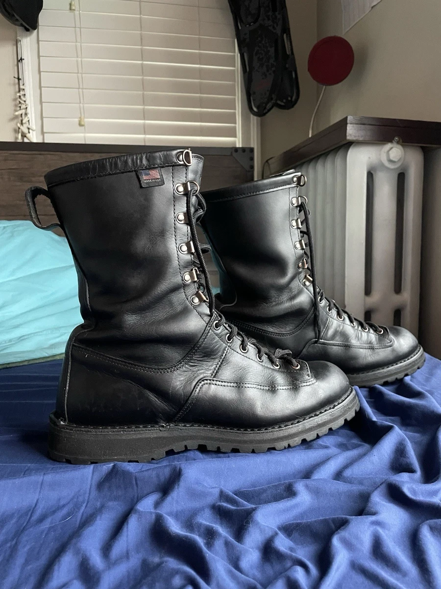Danner Fort Lewis Boots Mens Black Leather Gore-Tex Vibram Lug Insulated 9.5B Danner | Shoes | Danner Black Leather Tactical Boots | Poshmark main image 4