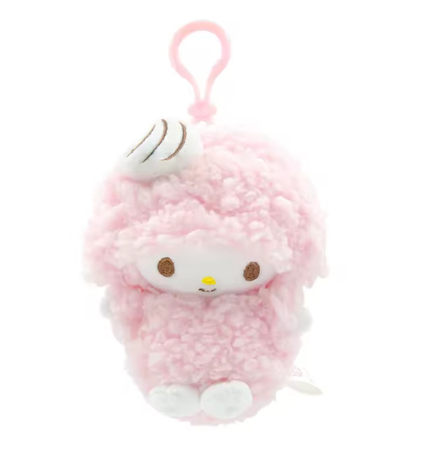Sanrio Pink Piano Marshmallow Plush Charm
