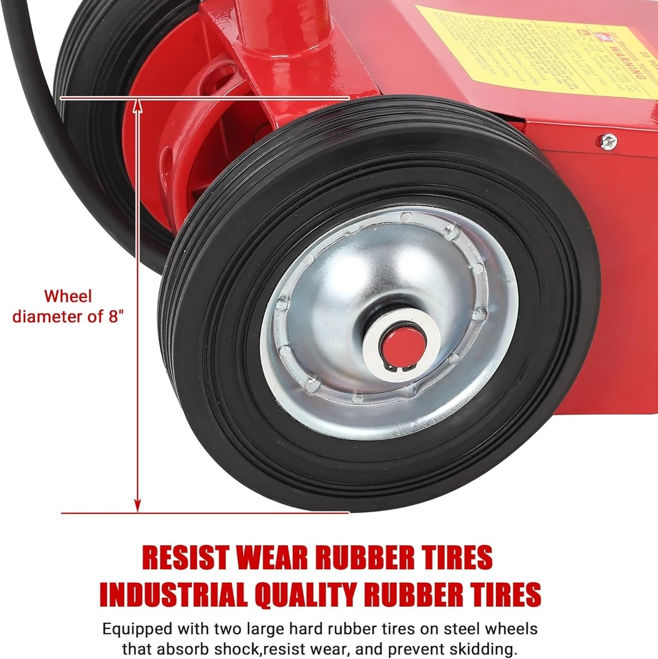 Gato de botella hidráulico de 22 toneladas con eje de aire con kit de elevación de sillín de extensión para automóviles camiones Foto 2 de 4