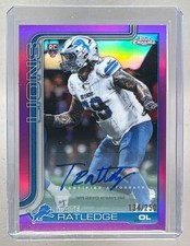 Tate Ratledge 2025 Topps Chrome #RA-TR Pink Refractor Auto RC /250 Rookie