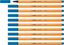 Fineliner Point 88 - Pack of 10 - Light Blue