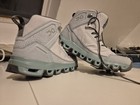 On Cloudrock 2 Waterproof Boots Women Sz 5 Hiking Shoes Glacier Gray 63.98608