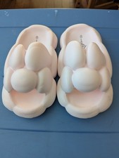 Pink Slip-On Girl's Synthetic Solid Slippers Size 7 Closed Toe Flat Heel