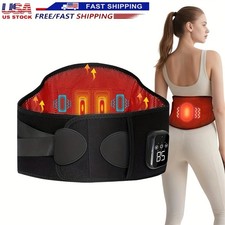 Massage Belt Electric 3 Heated Levels with Back Support Waist Vibration Massager