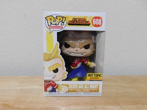 Funko Pop AnimationMy Hero Academia Hot Topic Exclusive#608 Silver Age All Might