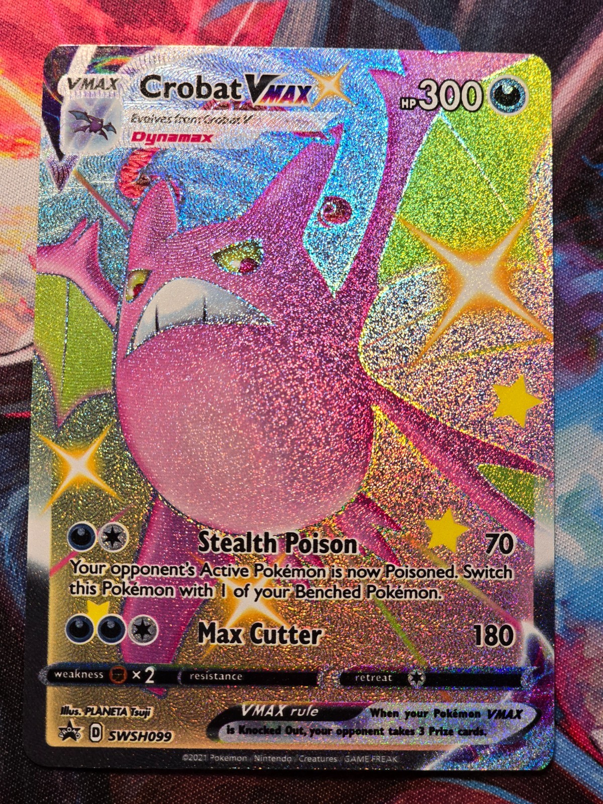 Crobat VMAX SWSH099 SWSH Sword & Shield Promo Cards Pokemon TCG NM