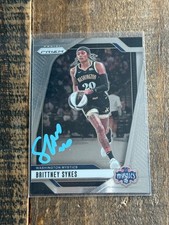 2024 Panini Prizm WNBA - Signatures Brittney Sykes #80 IP Autograph Signed