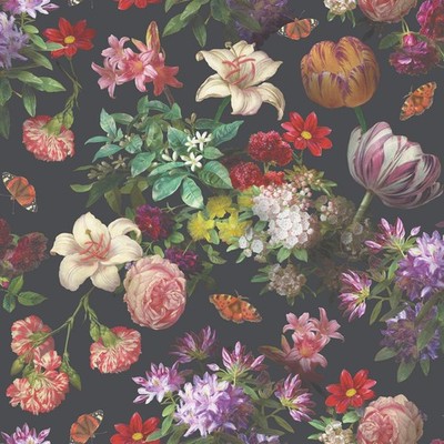 Elegant Brigette Flowers Wallpaper 337518 Floral Embossed Washable Multicoloured