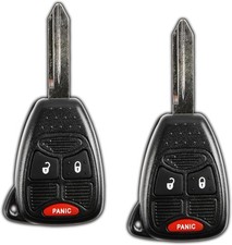 2X Key Fob for 2004 2005 2006 2007 2008 2009 2010 2011 2012 2013 2-Pack Black