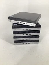 5 LOT HP Elitedesk 800 G3 Mini PC (i5-6500T, 8GB RAM, No SSD, No OS) No AC