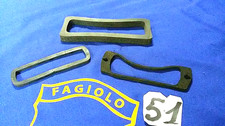 FANALE TARGA FIAT CAMPER RIMORCHIO CARRO TRATTORI SOLO GUARNIZIONE GOMMA K.3 pz.