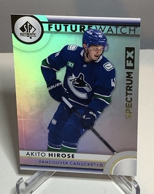 2023-24 Upper Deck SP Authentic Akito Hirose Spectrum FX Bounty Unscratched