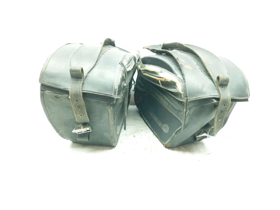 Bolsa de sillín de cuero Yamaha XVZ1300 96 Royal Star Venture Foto 2 de 4