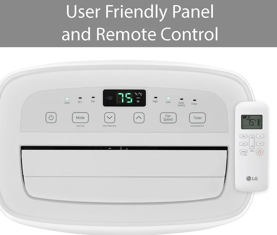 LG LP0721WSR 7.000 BTU 300 cuadrados Kit de aire acondicionado portátil Ft. 115-V sin ventana Foto 2 de 4