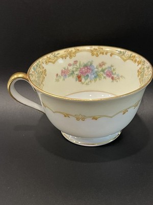 Vintage Noritake China Alvin Footed Cup Gold Rim Japan