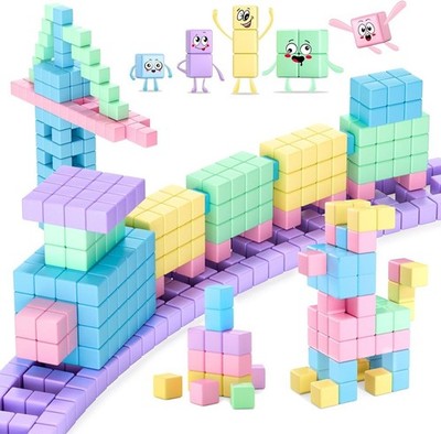 45 Stk Blocks Magnetic Building Kinder Spielzeug Magnetische Bausteine Blöcke DE