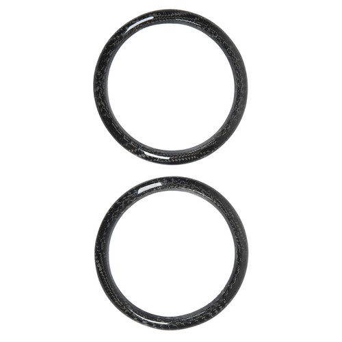 2pcs Car AC Outlet Ring A/C Vent Ring Outer Cover Carbon Fiber Air - Picture 20 of 22