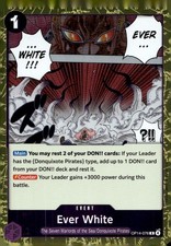Ever White OP14-076 Rare The Azure Sea's Seven One Piece Foil Near Mint