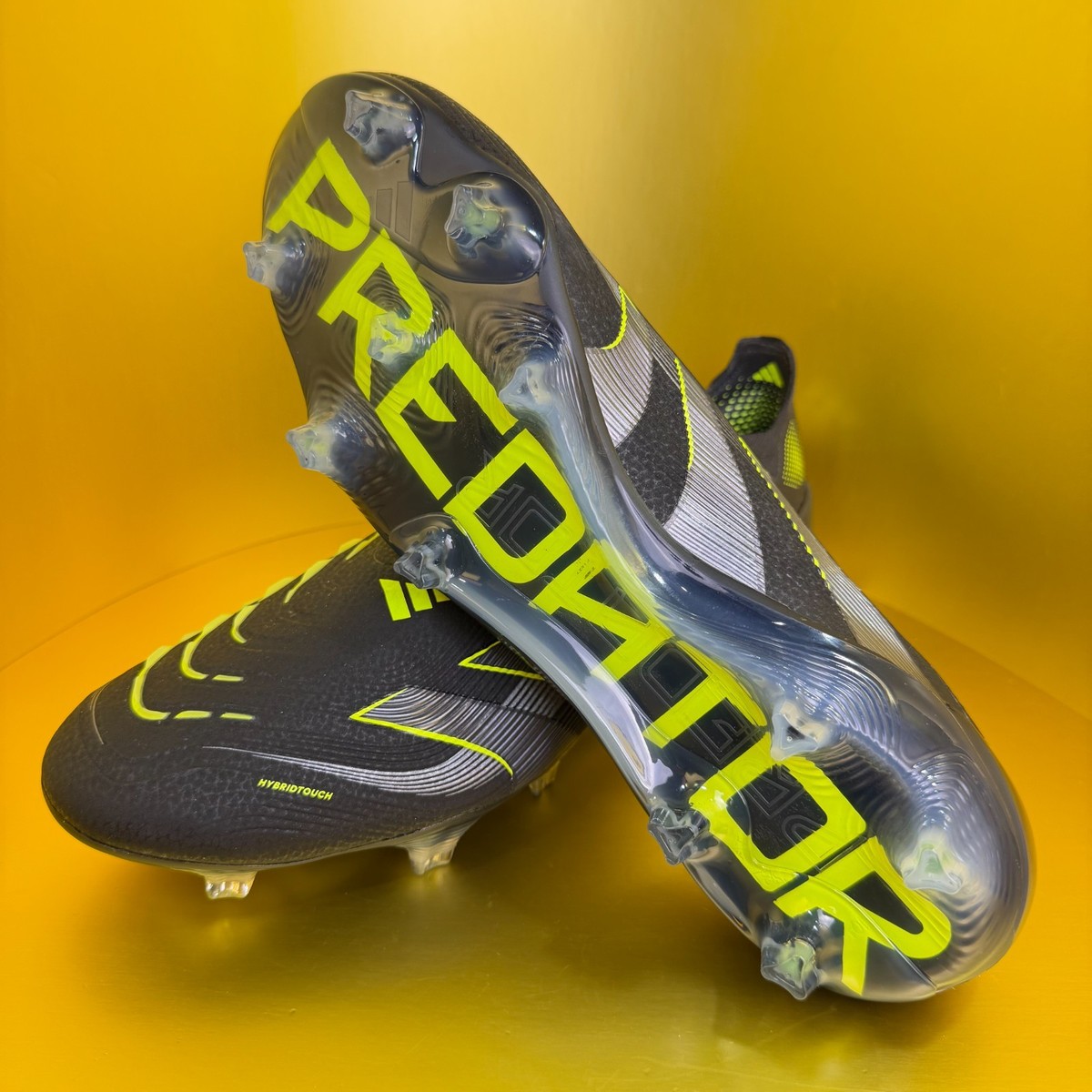 Adidas Predator Elite Laceless FG Electric Stealth Pack Cleats