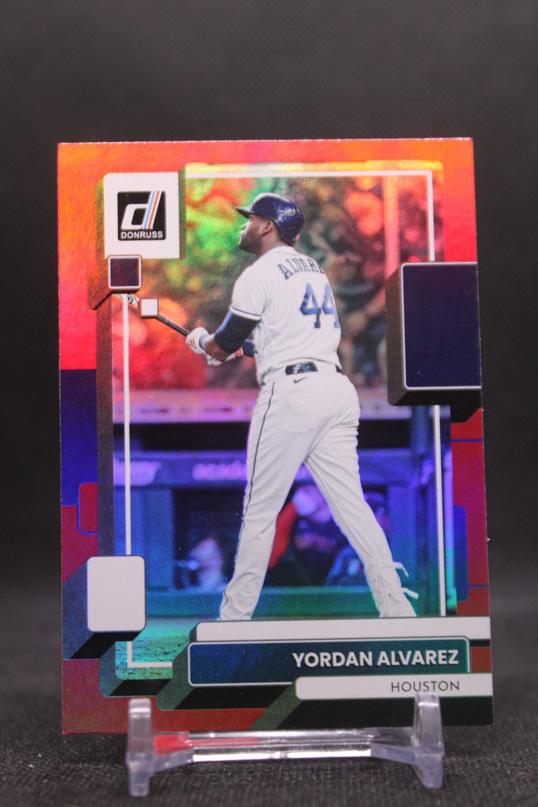 Yordan Alvarez #140 2022 Donruss Holo Red Houston Astros
