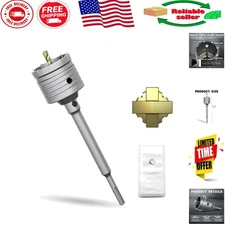 2-3/4" Concrete Hole Saw - Durable Masonry Drill with SDS Plus Shank