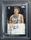 KON KNUEPPEL 2025-26 TOPPS CHROME #TCAR-KK ROOKIE AUTO RC HORNETS B
