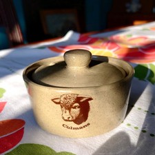 Rustic Farmhouse Kitchen Colman's Mustard Pot With Lid By Moira