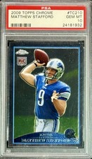 2009 Topps Chrome - Matthew Stafford #TC210 (RC) PSA 10