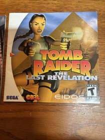Tomb Raider the Last Revelation & Chronicles. Sega Dreamcast Manuals Only