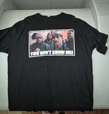 2-Pac Tupac Shakur Black Graphic T-Shirt 2XL R World Shirt Co Hip Hop Urban Wear