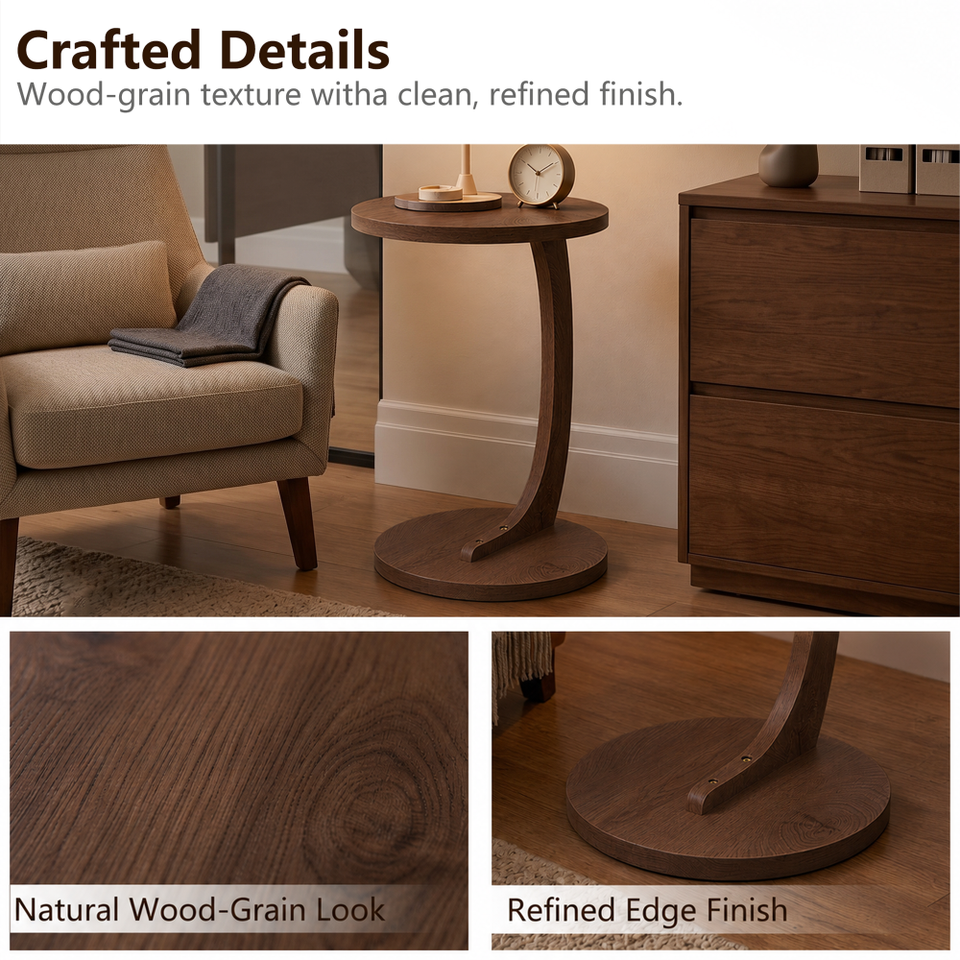 Chep End Table C-Shaped End Table 14.96