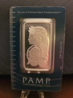 1 oz PAMP Suisse .999 Fine Silver Bar - In Assay Card Cert #B004275