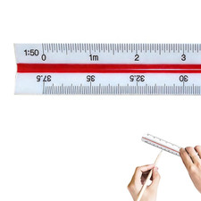 Kunststoff Maßstab Lineal Dreikantmaßstab, Maßstab Lineal 30 Cm Dreikantlineal M